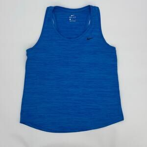 3/$25 ⭐️ Nike Dri-FIT Heather Blue Racerback Tank, Size M - Athletic, Gym, Sport